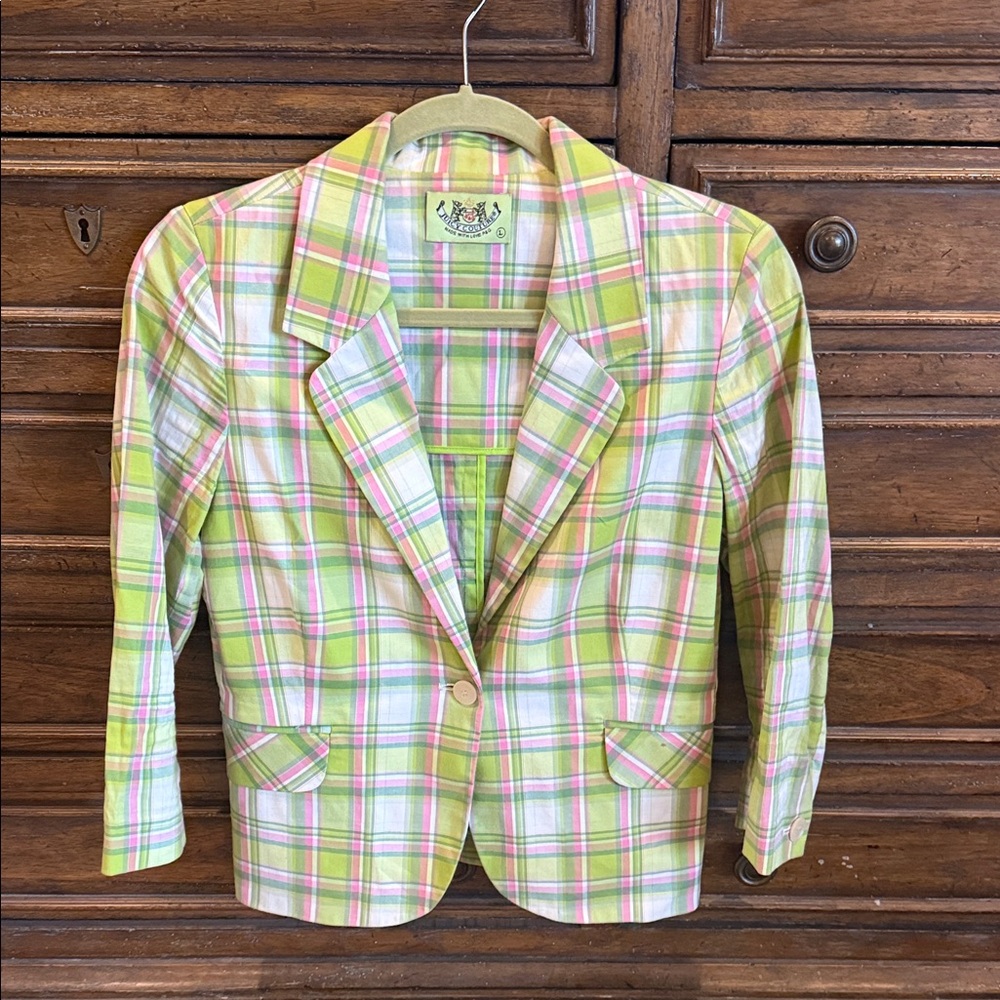 Y2K Vintage Juicy Couture Cotton Blend Blazer size L